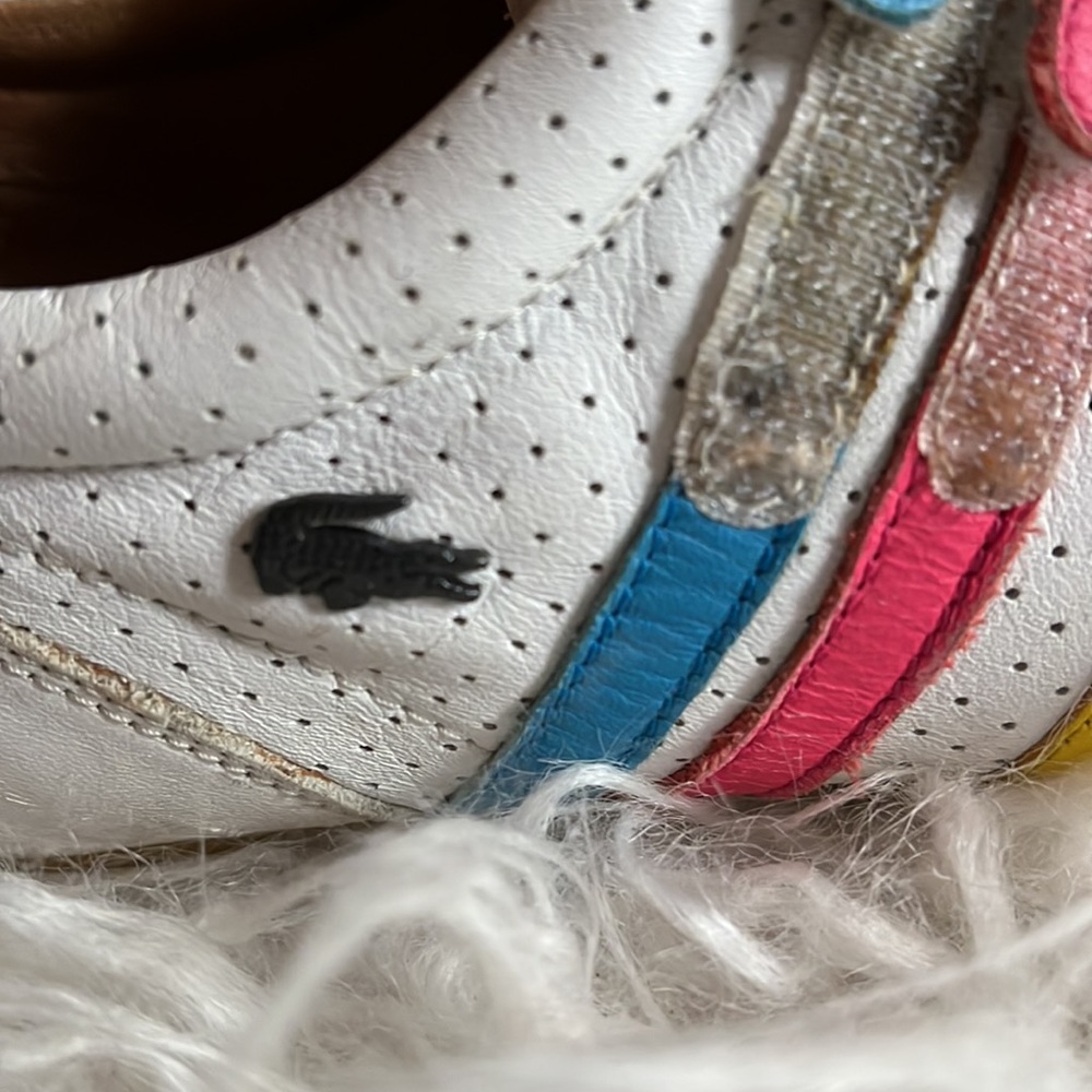 Vintage Lacost Sneakers Rainbow - Picture 3 of 10